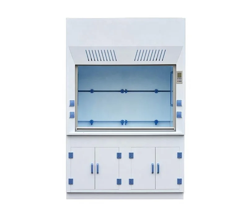 China factories Guangzhou anemometer lab project furniture epoxy resin and CE PP fume hood
