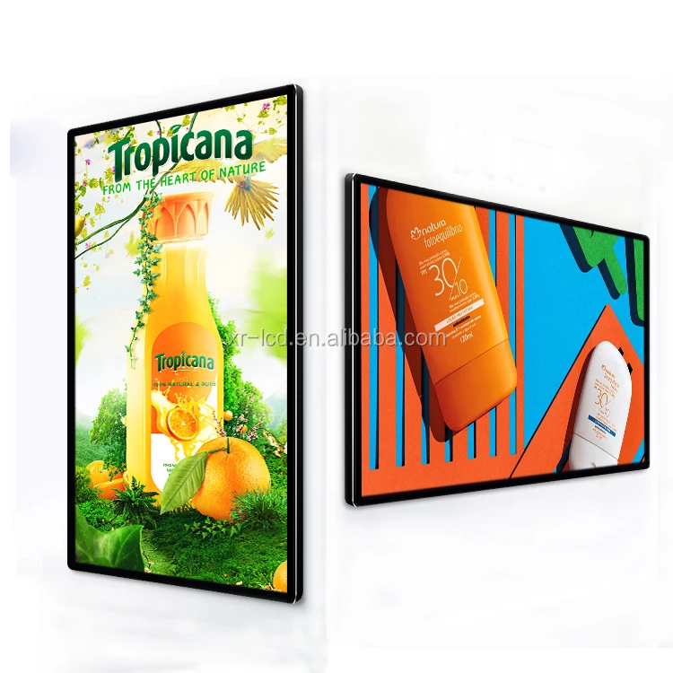 Настенный digital signage рекламное табло с ЖК-дисплеем 24 дюйма digital signage и отображает оптовая продажа