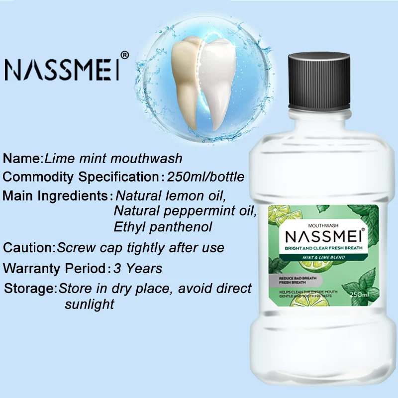 NASSMEI 250 мл Прозрачный мундштук Фирменная
