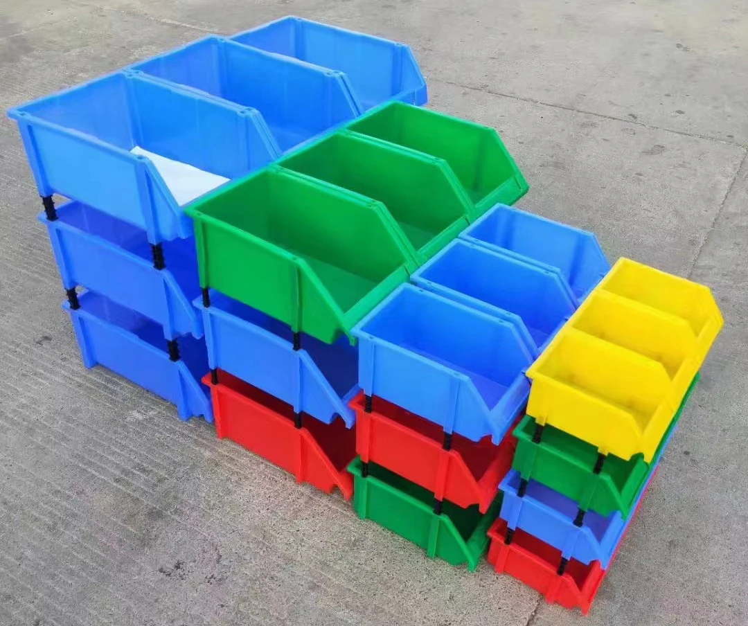 Thickened diagonal parts box plastic component box shelf material box