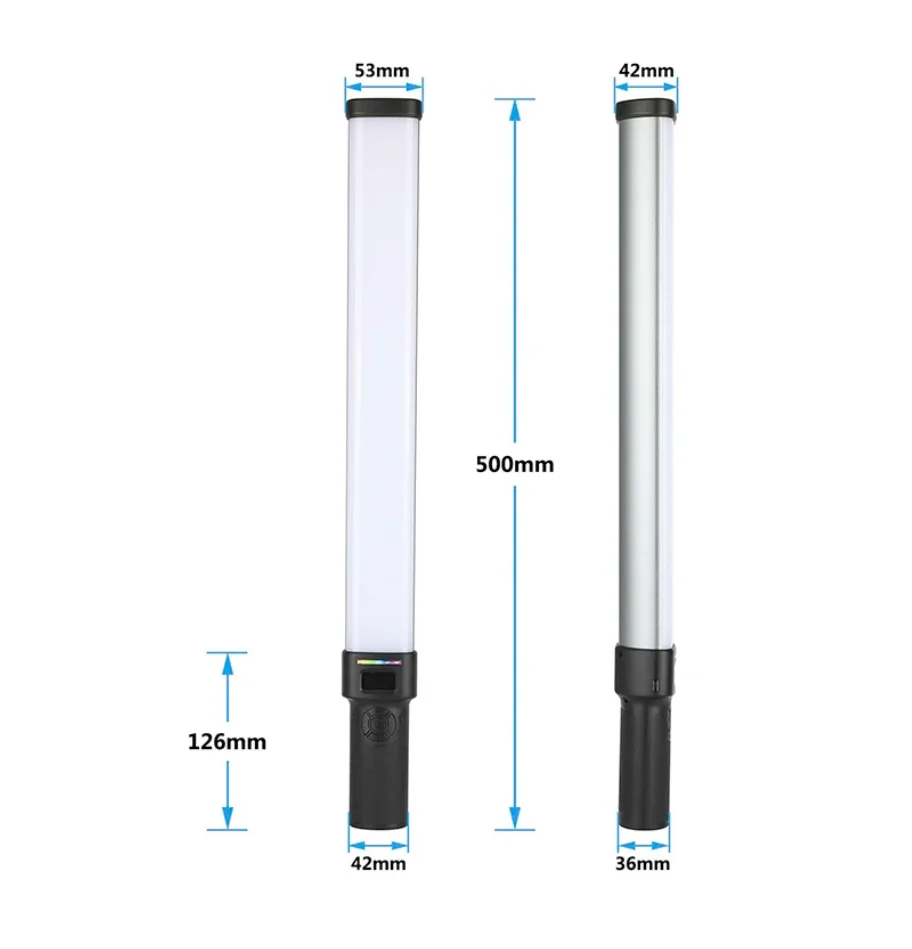 wholesales photography video lights lamp W270 RGB full color with LCD display for tiktok with 270leds 20w dimmable