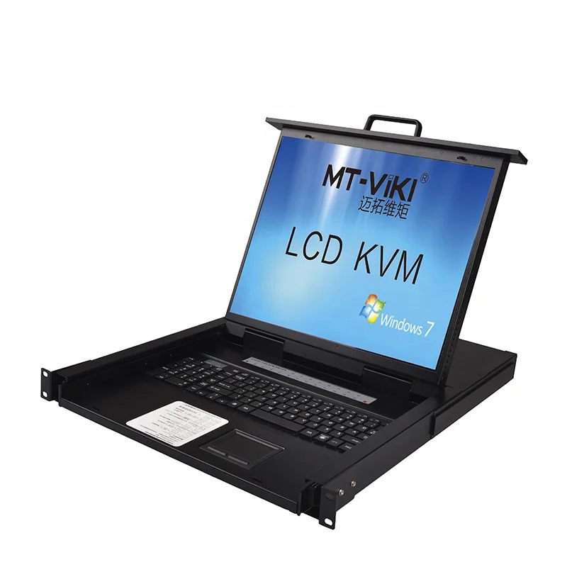 MT-1916UL-IP Авто 1U Rackmount 19-дюймовый экран 16 портов Vga Lcd Ip Kvm переключатель с локальной