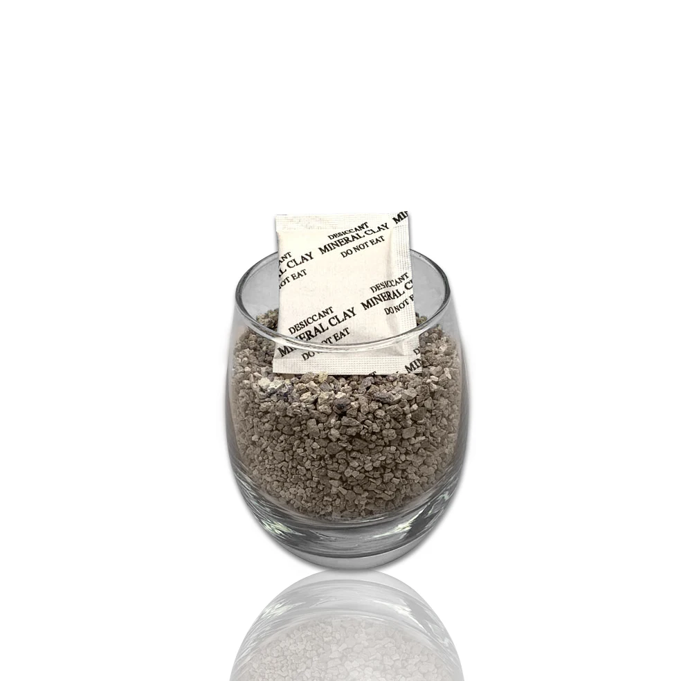 Professional Factory High Purity 1-3mm 0.5 Gram-1000 Gram Keep Dry Montmorillonite Desiccant