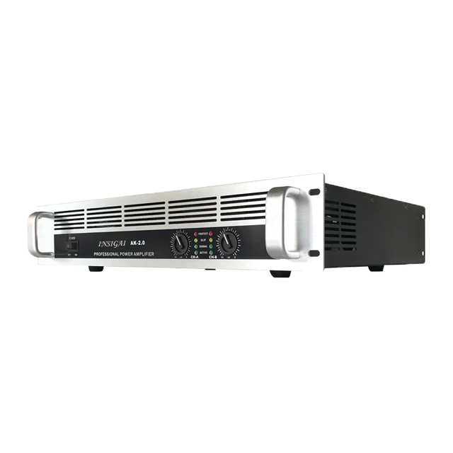 2 Channel 200W/400W pro amplifier audio power amplifier is suitable for entertainment line array speakers