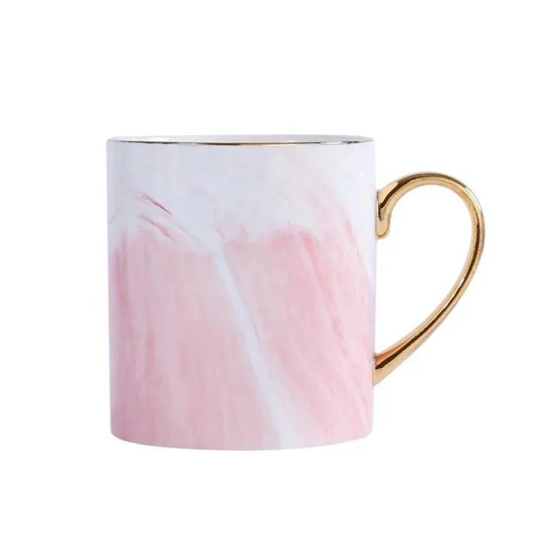 high quality custom mugs with logo gold rim ceramic bone china mugs