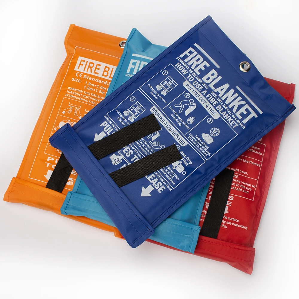 Emergency Fire Blanket for Kitchen 450Gsm Fiberglass Fire Blanket