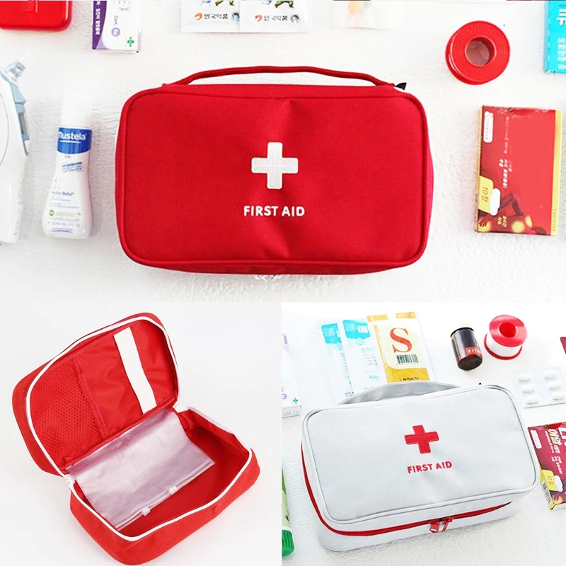 Portable Camping First Aid Kit Emergency Medical Bag Waterproof Car kits bag Outdoor Travel Survival kit Empty bag