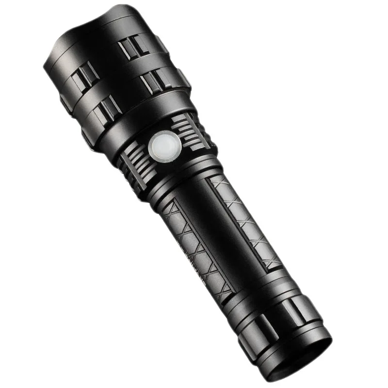 High Lumen Xhp50 Aluminum Rechargeable Telescopic Zoomable Power Display Led Flashlights Tactical 2000 Lumen Hand Torch Light