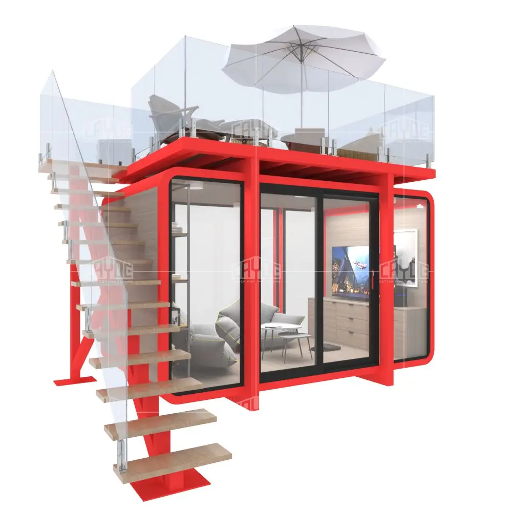 Сборный небольшой дом офисный