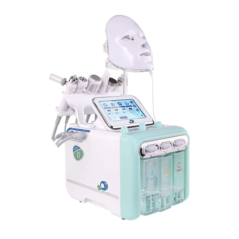 h2O2 hydro water jet peel  hydrodermabrasion device 7 en 1 facial dermabrasion hydra microdermabrasion machine