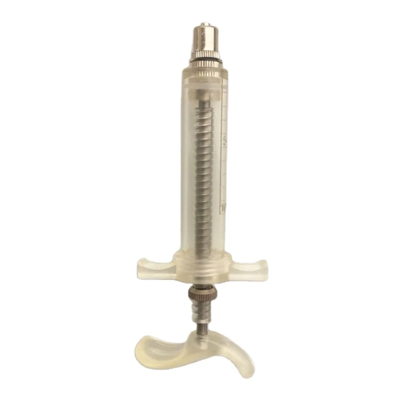 10ml veterinary transparent syringe with durable tpx plastic material