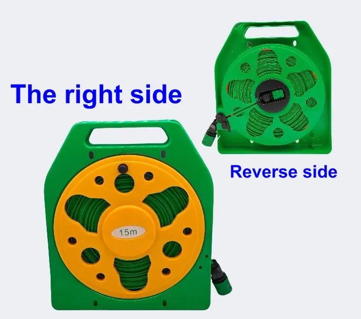 15m or 20m New easy- carrying durable fabric high pressure pvc tube garden hose reel