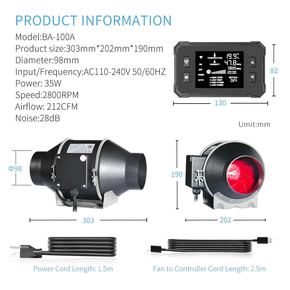 Набор для выращивания палаток с полным спектром 240 Вт
