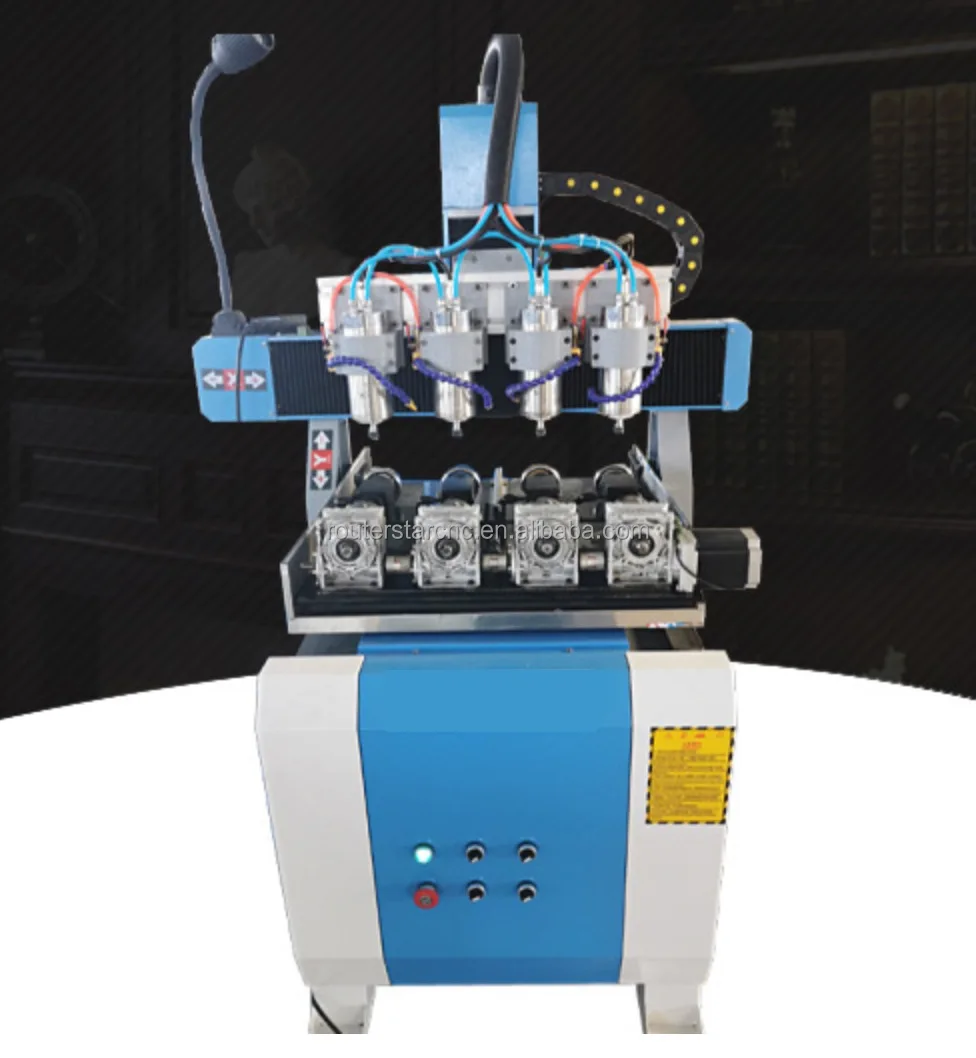 4 Axis Cnc 6060 Multi Rotary Cnc Router Kits For Woodworking Advertising Drilling Milling for chess horse head