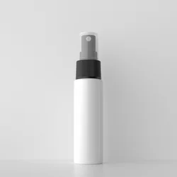 Wholesale PET Logo Printed 30ml Plastic Hair Mist Spray Pump Bottle with Cap for Perfume Cosmetic Packaging 1oz 30 ml