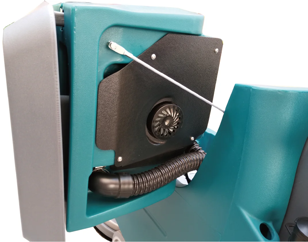 Electric battery-powered walk behind auto cleaning equipment floor scrubber machine