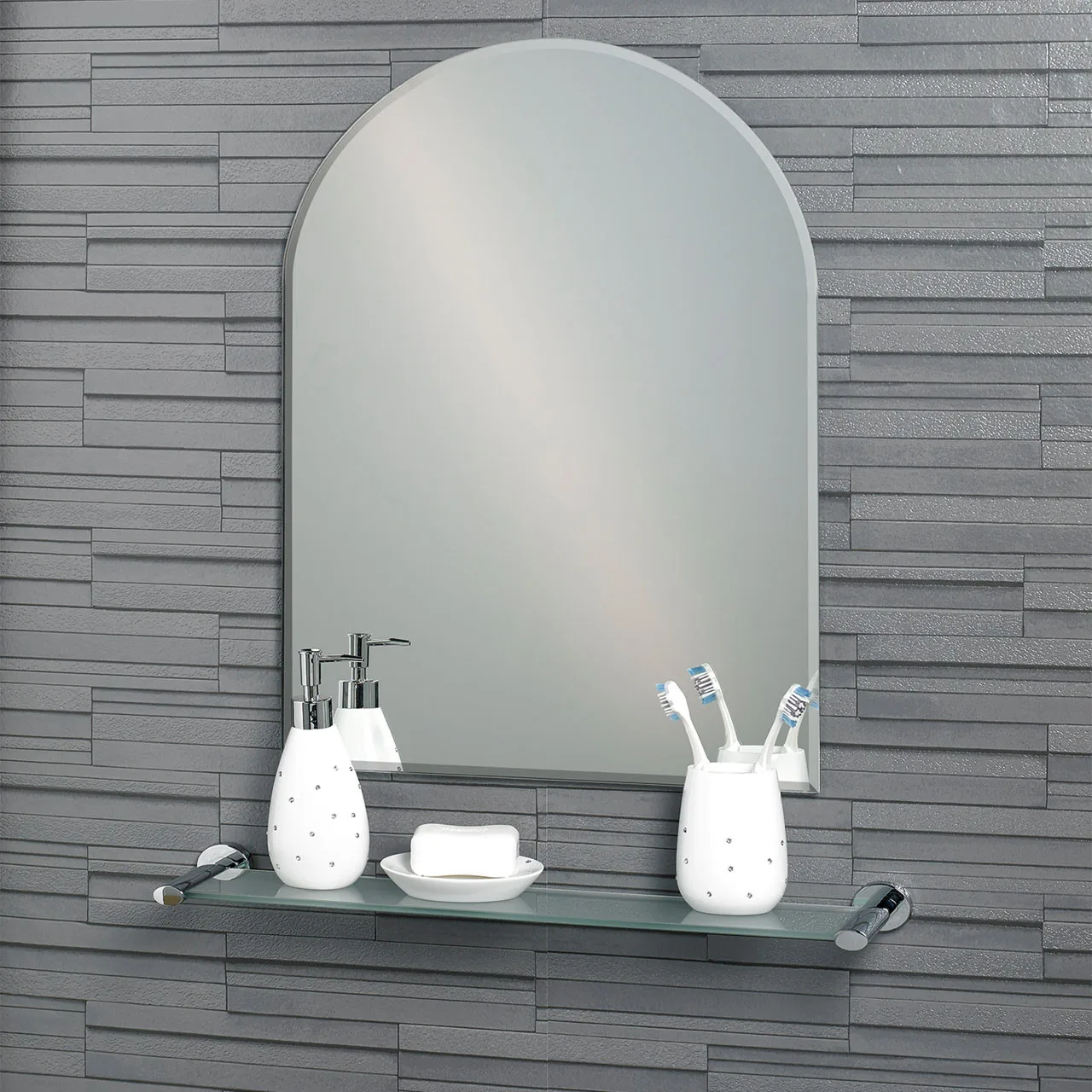 4mm 5mm  Decorative Home Decor Luxury Wholesale Wall Mounted Bevel Mirror Bathroom Mirror with bevel edge