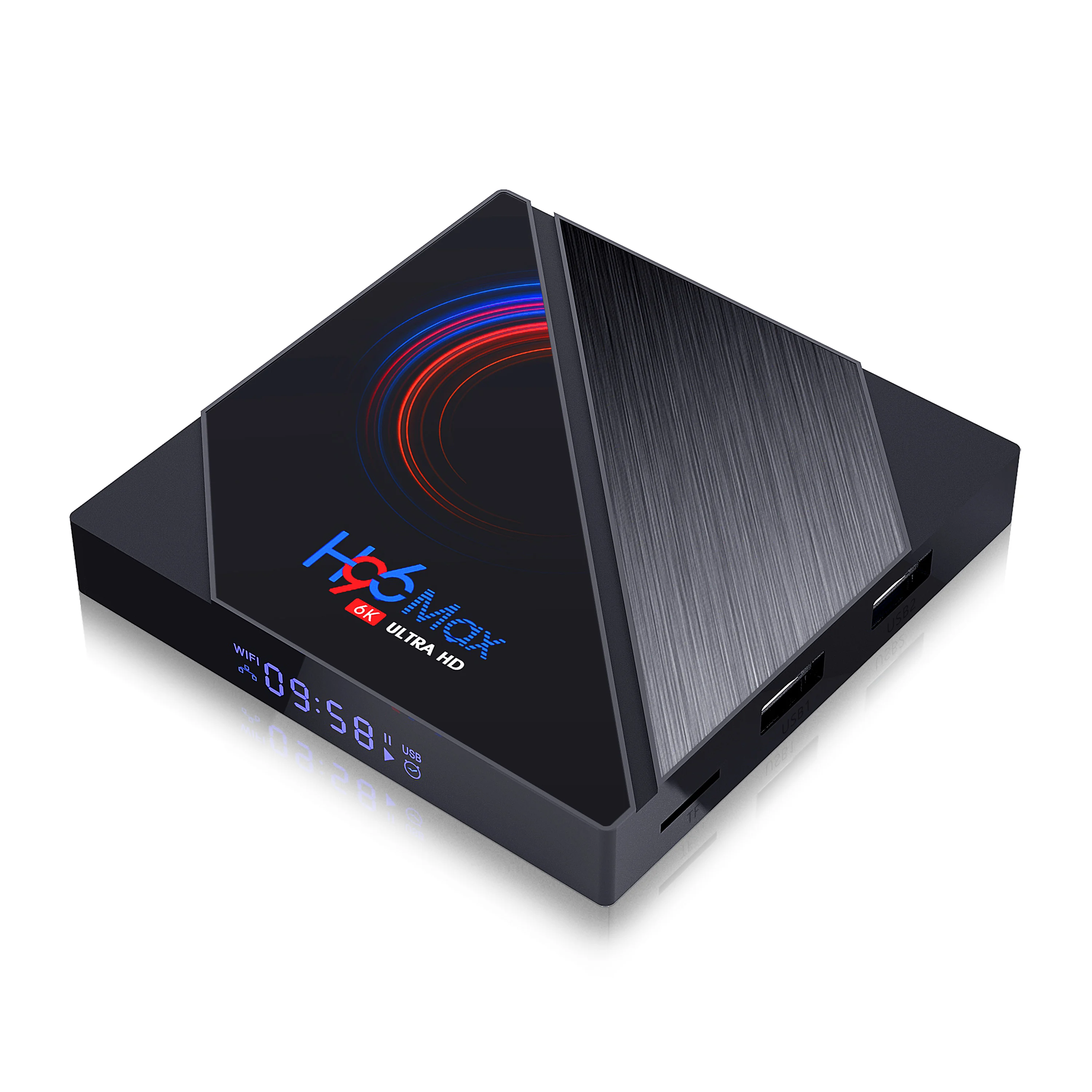 Новое поступление smart android 10 OS allwinner quad core 6k видео dual wifi h96 max h616