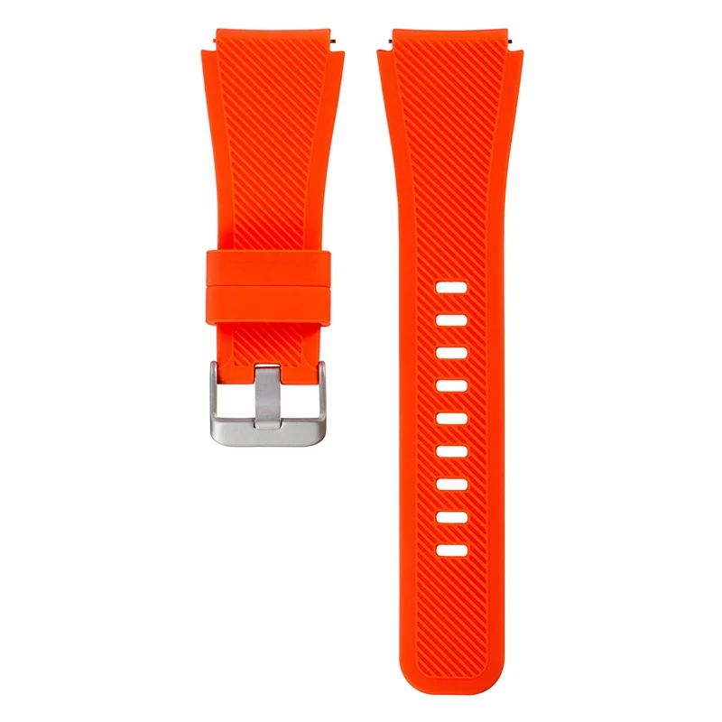 Silicone Bracelet 22mm 20mm 46mm Rubber Strap Watch Band For Samsung Gear S3 for Frontier Classic Design Colors Straps