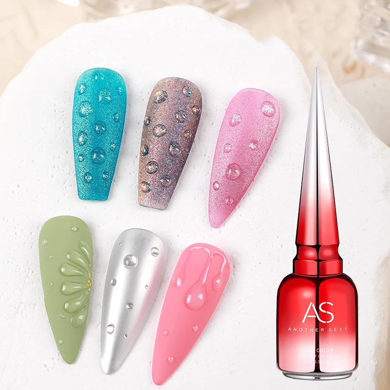 15ml/Bottle Water Droplet Nails Gel Polish varnish Soak Off UV LED Nail Gel Polish Nail Art Design