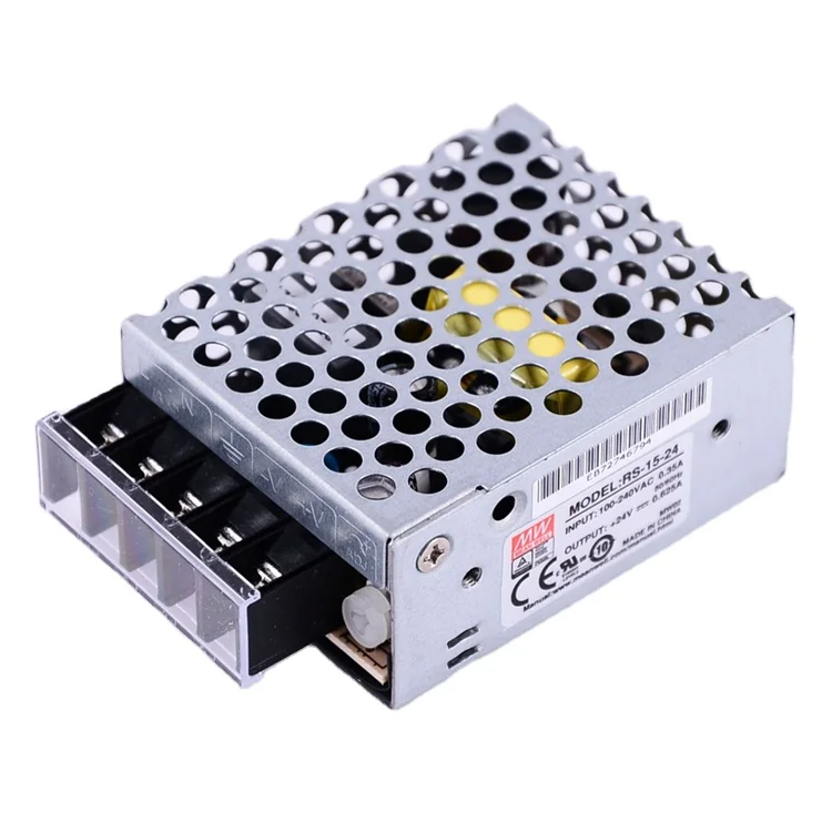 Mean well RS-15-5 15W Output 5V 0~3A DC single output Switching Power Supply RS-15W 5v 3.3V-48V High reliability compact