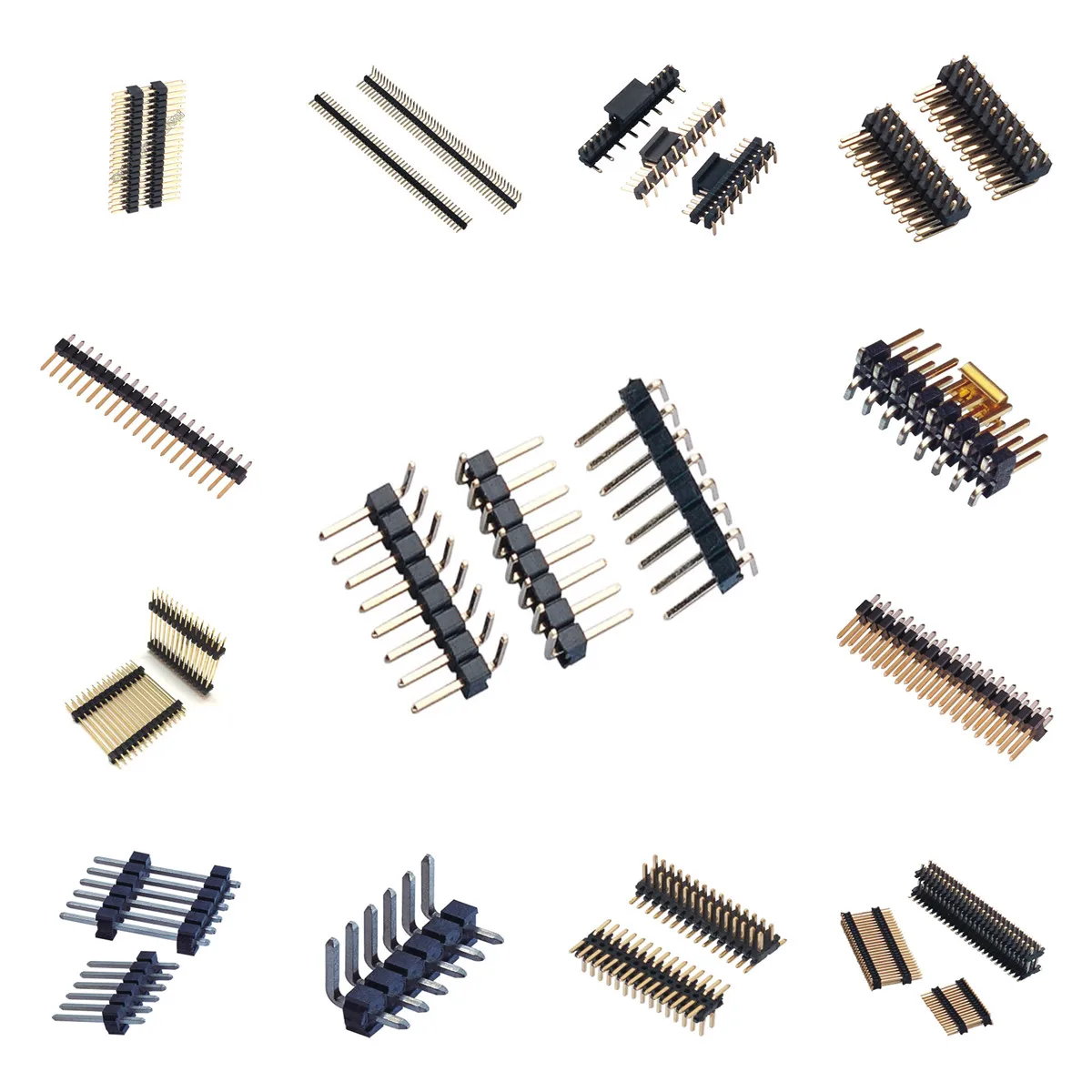 1.27mm Pin Header,Dual Row,SMT Type,Locating Peg or CAP connectors