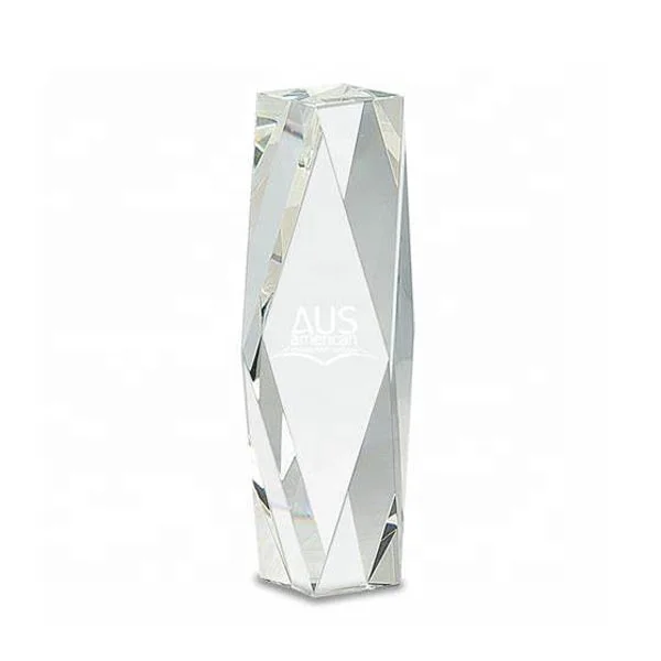 Soccer Rugby Crystal Trophy Glass Cup American Football Association Awards Crystal Award
