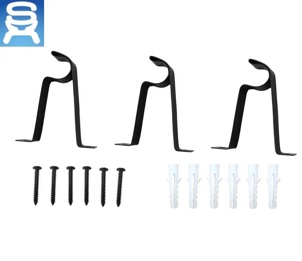 
Popular adjustable window curtain rod with ball finials for home decorative 