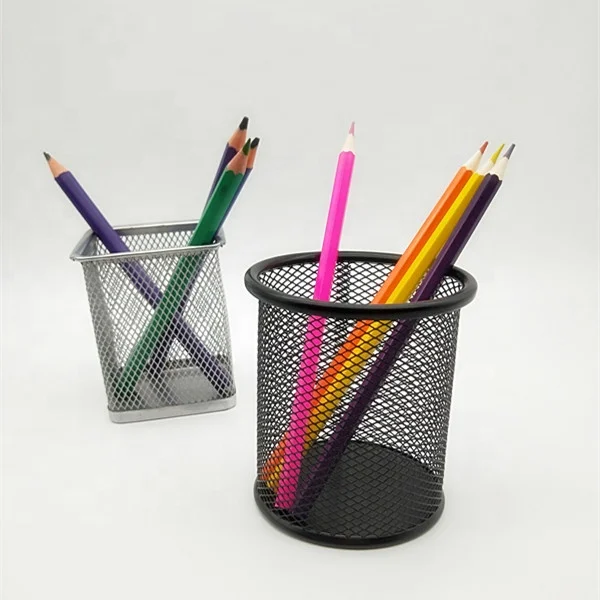 Desk Organizer Metal Mesh Pen Holder