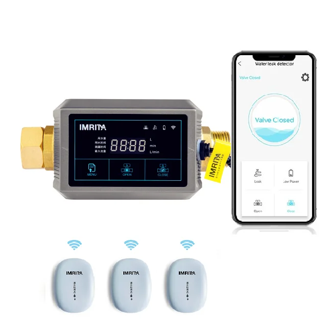 IMRITA Household Water Management Flow Meter Measure very less flow and Smart Auto Control Valve on and off