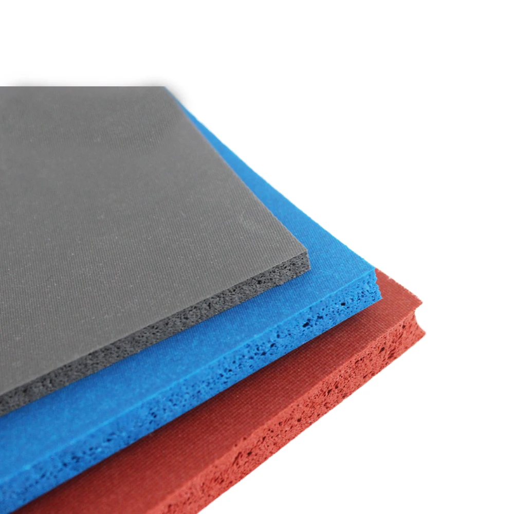 China Factory Low Density Closed Cell Sponge Silicone rubber Heat press 10mm silicone foam sheet