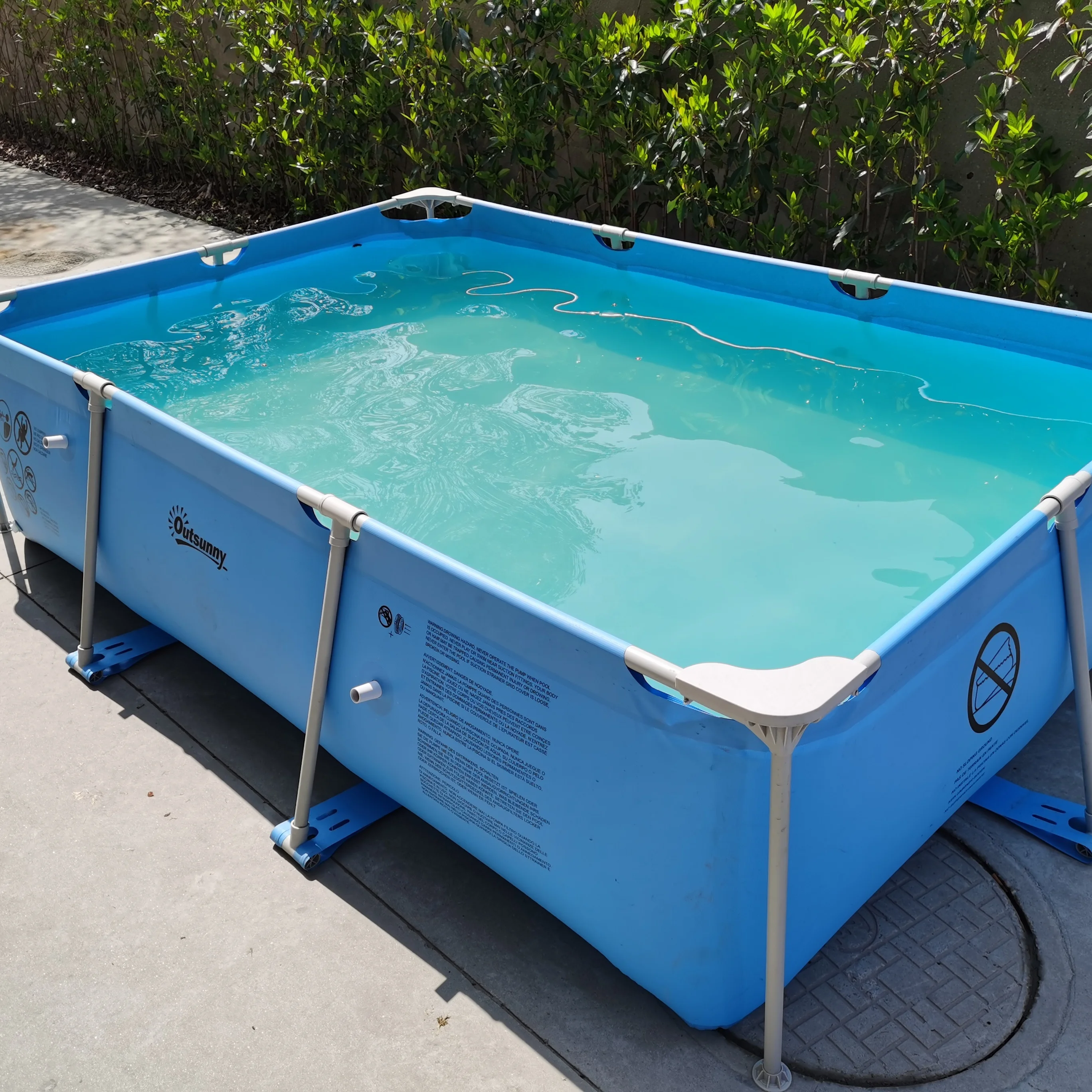 Above Ground pool Easy Set Family Swimming Pool Rectangular Frame Pool