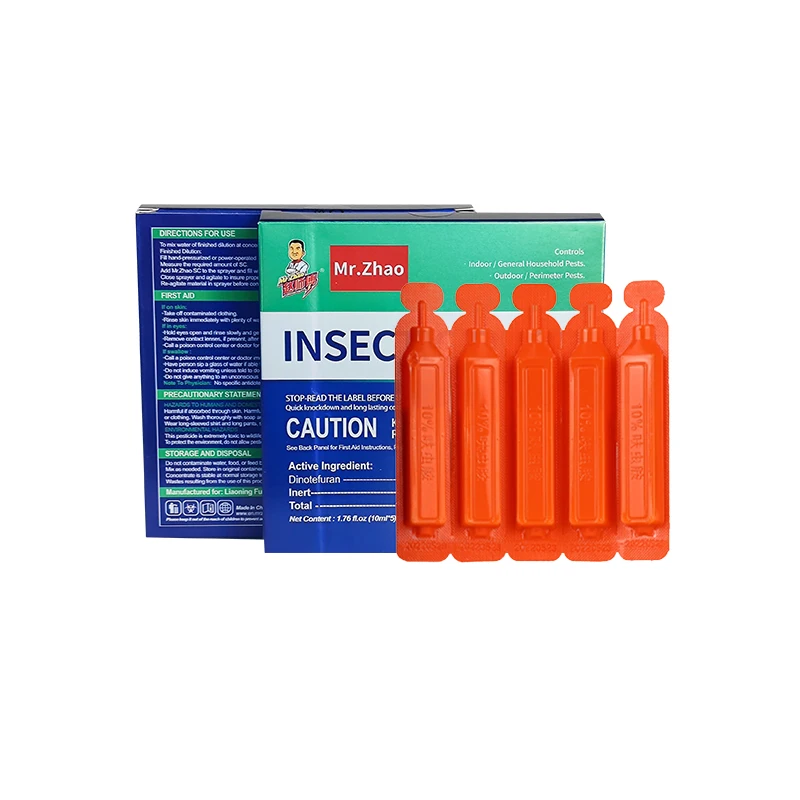 Mr.Zhao China Manufacture 10% Dinotefuran Suspension Concentrate Insecticide Pest Control Kills Bedbug Fly Flea Ant Cockroach