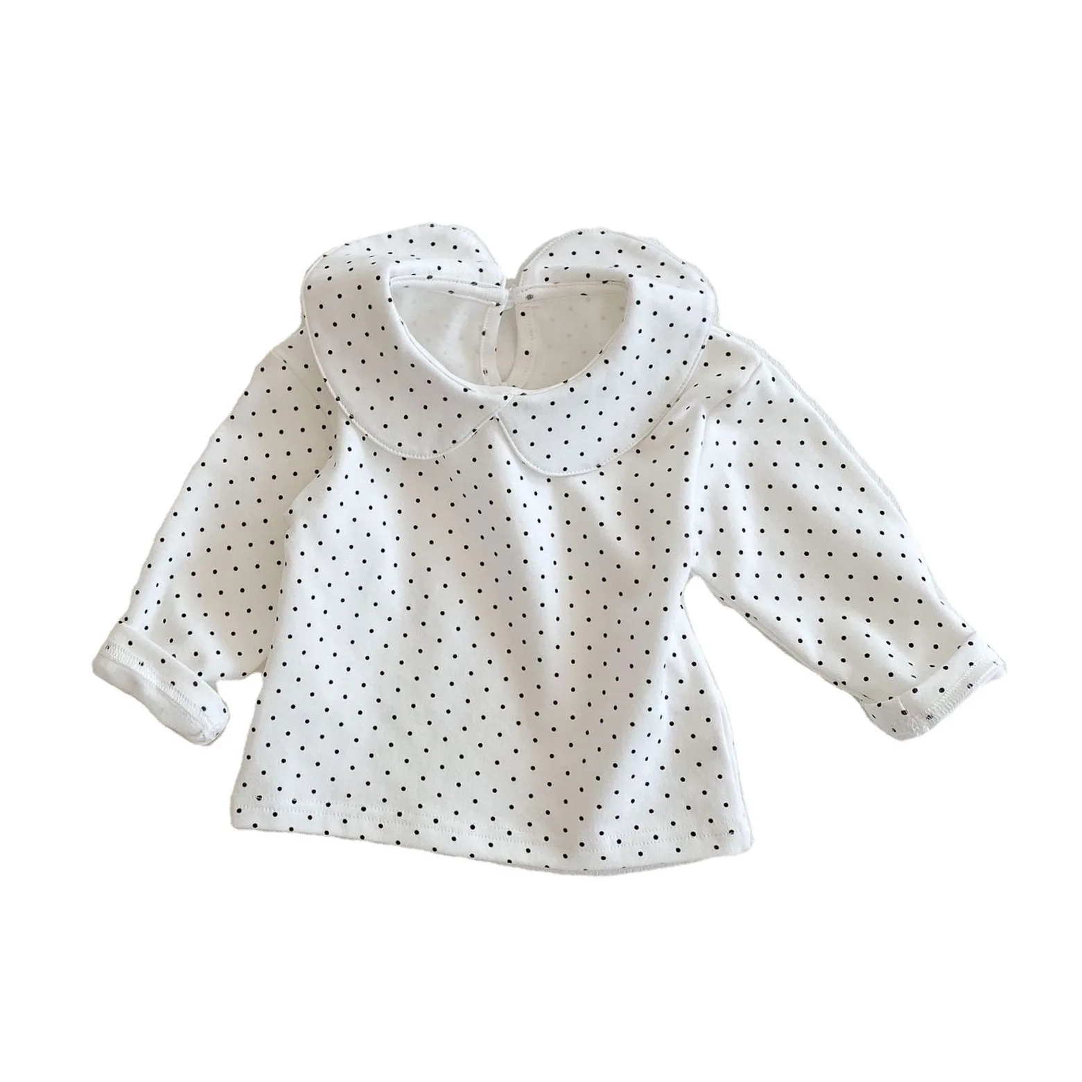 
autumn baby girls floral shirt kids 100% cotton sweet tops children high quality blouses  (1600185436789)