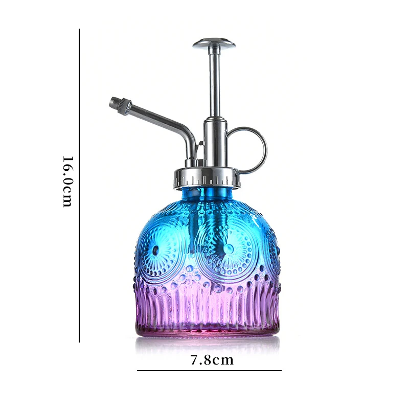 Chinese Supplier Glass Plant Mister Spray Bottle Internal Watering Can Portable Water Can