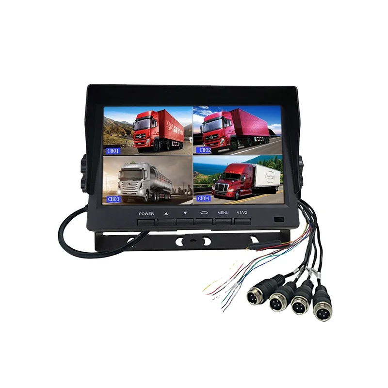 szsuntex 7 Inch TFT LCD Display wholesale Car view Monitor Backup Reverse Screen video camera dvr monitor