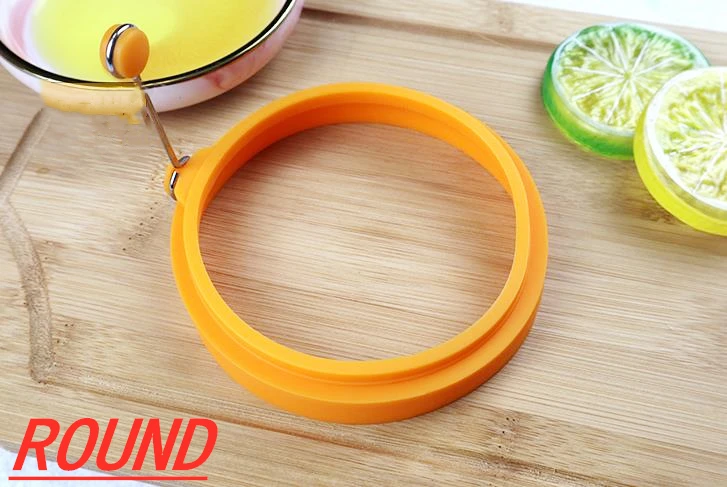 High Quality silicone egg ring BPA free heat resistant egg frying mold
