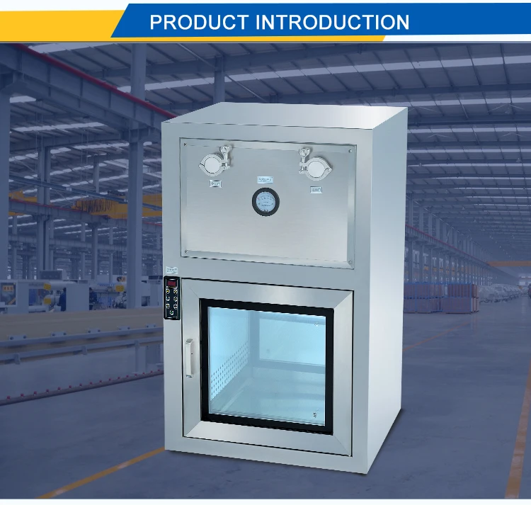 
Dynamic Pass Box Clean Room Transfer Box Lab Air Shower Pass Box 