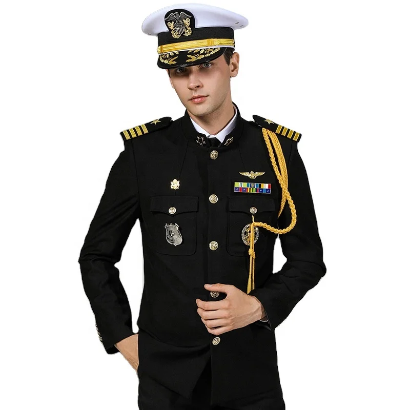US Style Officer Dress United States Officer Uniform Merchant Captain Uniform