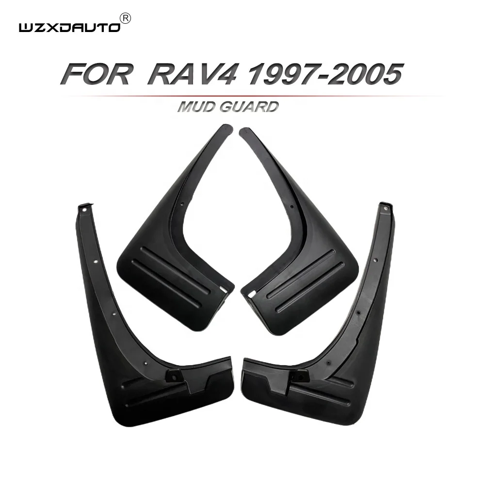 WZXD Hot Sale High Quality PE Engineering Plastic Mud flaps Fender For Toyota Rav4 1997-2005 Without Wheel Eyebrow