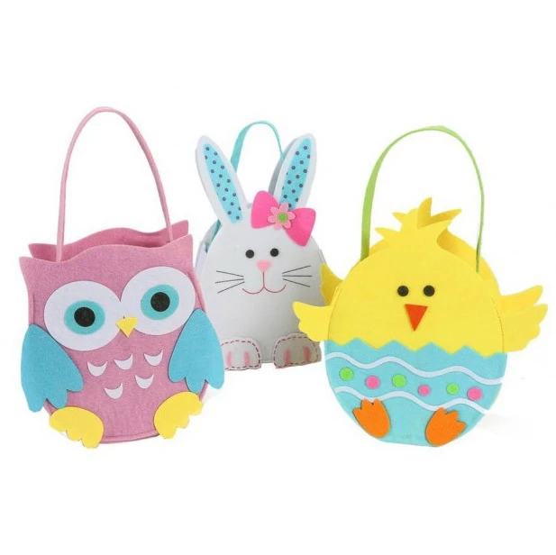 
bulk home decor kids candy gift bags easter egg packaging craft wholesale small promotion toys easter basket decoration 