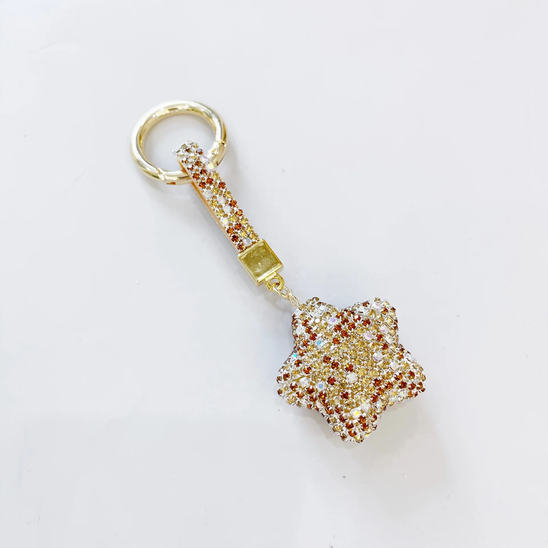 Popular Multicolor Luxury Rhinestone Keychain for Promotion Gifts custom keychains