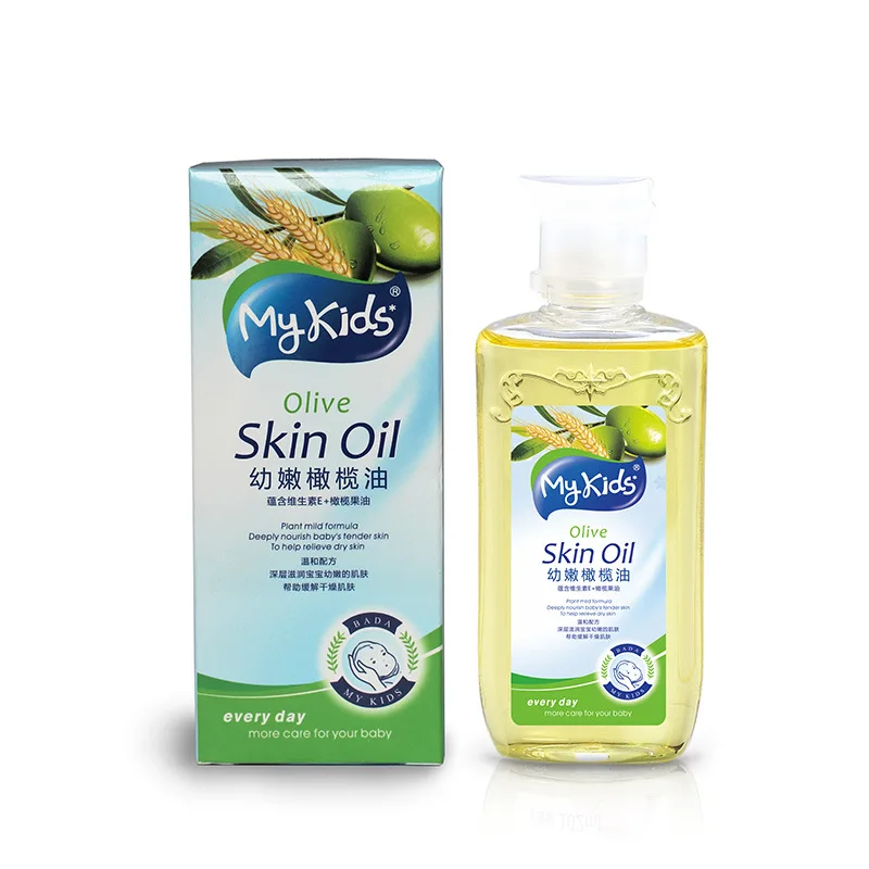 Органическое натуральное органическое детское уход за кожей оливковое масло Детское Массажное Масло детское увлажняющее органическое питательное