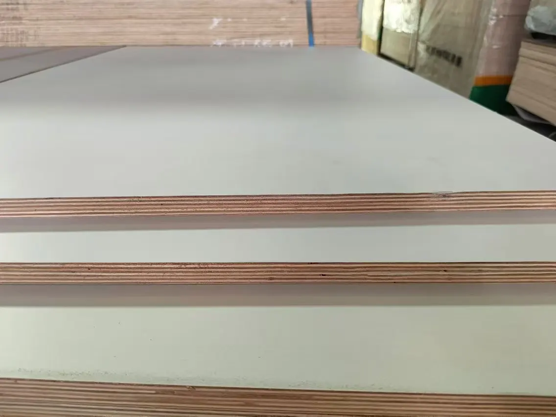 1220*2440 Solid Wood Multi-Layer Ecological Board Paint-Free E0 Whole Plywood for Wardrobe Cabinet for Woodworking