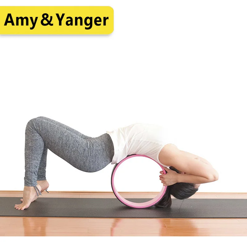 BSCI factory Yoga Accessory ABS Yoga Balance Wheel Fitness Gym Exercise strong and druable Yoga Wheel