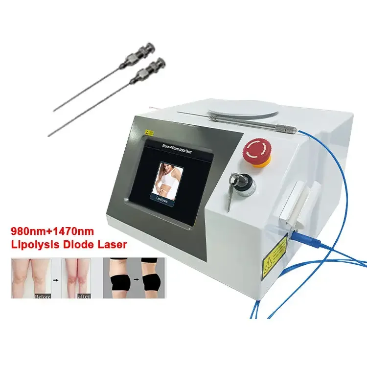 2023 New Design Portable Body Slimming Laser Cellulite Reduce 980nm 1470nm Laser fat reduction liposuction machine