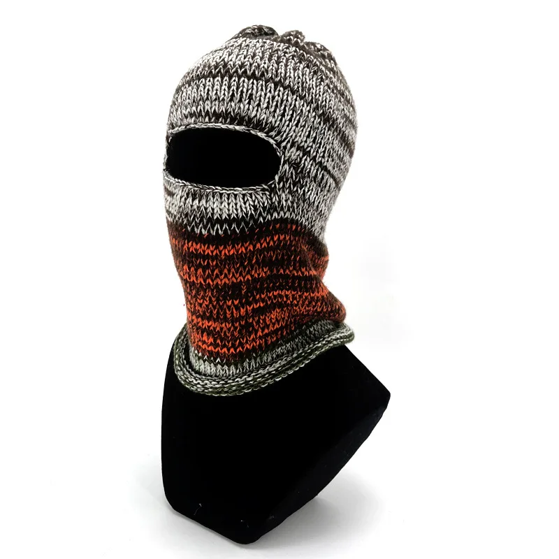 wholesale ski mask balaclava Y2K Warm Knit Winter beanie hat embroidery custom balaclava in stock