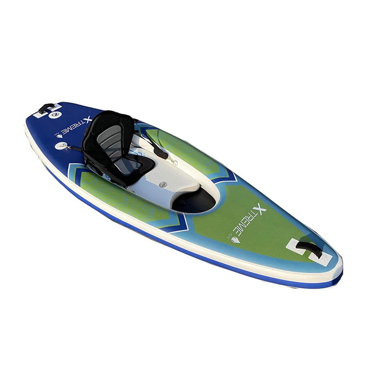 Wholesale  Colorful Pvc Inflatable Kayak Available To Green 1person Orange Men Inflatable Kayak For Water Recreation