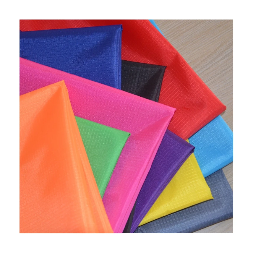 High Quality Waterproof Polyester Taffeta With Pu Coating Rain Coat Umbrella Hammock Tent Fabric