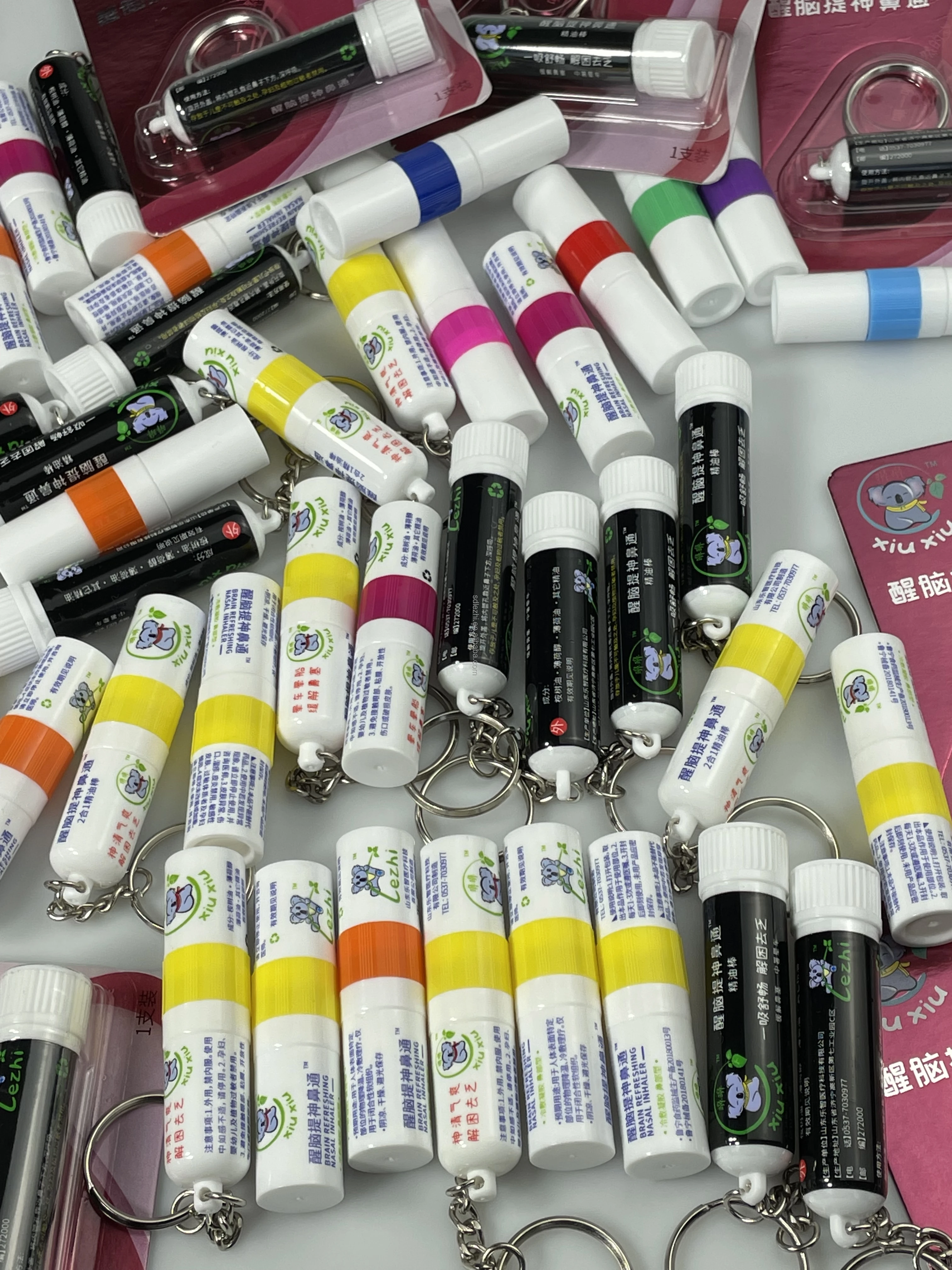 Customized Nasal Inhaler With Key Chain 1 way